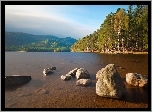 Góry, Lasy, Jezioro, Kamienie