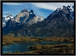 Jezioro, Góry, Patagonia