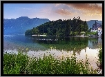 Góry, Jezioro, Las, Dom