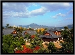 Góry, Domy, Ogrody, Japonia