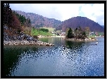 Góry, Las, Wyspa, Jezioro