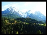 Zamek, Góry, Drzewa