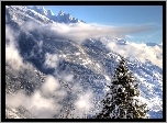 Zima, Góry, Mgła