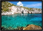 Grecja, Zakynthos, Porto Limnionas, Jaskinie, Motorówka