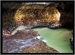 Grota, Tunel, Skalny, Jeziorko