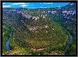 Hiszpania, Góry Kantabryjskie, Rzeka Ebro, Skały