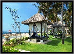 Hotel, Morze, Bali, Indonezja
