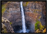 Wodospad, Haifoss, Skały, Islandia