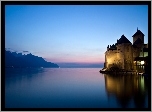 Jezioro, Zamek, Chillon, Szwajcaria