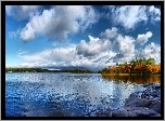 Jezioro, Chmury