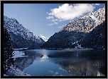Jezioro, Góry, Glarus, Szwajcaria