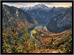Góry, Jezioro, Drzewa