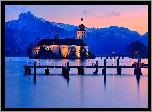 Austria, Gmunden, Zamek Ort, Jezioro Traunsee