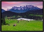 Góry, Jezioro, Polana