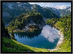 Jezioro, Wzgórze, Góry, Lasy