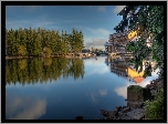 Jezioro, Las, Hotel, Niemcy