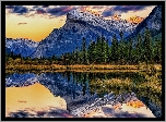 Jezioro, Góry, Las, Odbicie