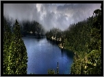 Las, Jezioro, Mgła
