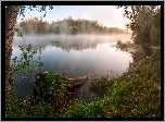 Jezioro, Mgła