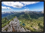 Triglavski Park Narodowy, Słowenia, Góry Alpy Julijskie, Lasy, Jezioro