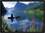 Jezioro, Jolstravatnet, Norwegia, Góry