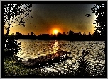 Słońce, Jezioro, Woda