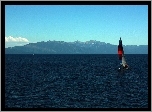 Jezioro, Góry, Łódka, Tahoe, Kalifornia