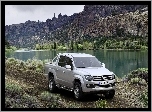Jezioro, Góry, Volkswagen Amarok