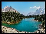 Kanada, Park Narodowy Yoho, Góry, Rzeka
