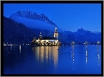 Austria, Gmunden, Zamek Ort, Góry, Jezioro Traunsee