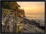 Latarnia, Split Rock Lighthouse, Skały, Jezioro, Lake Superior, Minnesota, Stany Zjednoczone