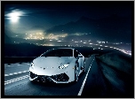 Lamborghini, Huracan, Droga, Noc