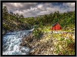 Las, Rzeka, Dom, Norwegia