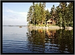 Jezioro, Las, Dom