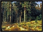 Las, Iwan Szyszkin, Obraz, Olej