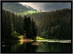 Jezioro, Lasy, Góry