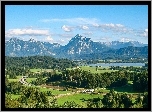 lato, góry, las, drogi, jeziorko