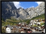 Miasteczko, Leukerbad, Szwajcaria, Góry