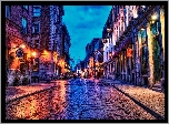Ulica, Miasto nocą