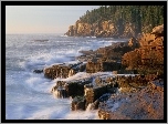 Morze, Klify, Acadia, Maine
