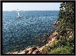Morze, Skalisty, Brzeg, Łódka