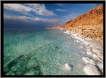 Morze Martwe, Izrael, Skały