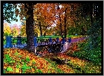 Park, Most, Jesień