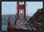 Most, Golden Gate, Samochody, Ruch, Uliczny