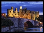 Zamek Conwy, Miasto Conwy, Walia, Most, Rzeka Conwy
