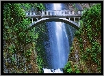 Wodospad, Mostek, Oregon