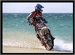 Motocross, Motocyklista, Morze