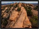 Skały, Park Narodowy Arches, La Sal Mountains, Stan Utah, Stany Zjednoczone