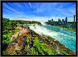 Wodospad, Niagara, Z lotu ptaka