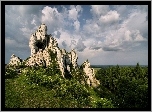 Skały, Niebo, Zieleń